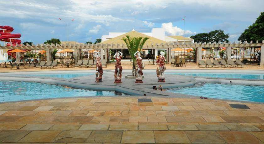 Caldas Novas Lacqua Di Roma IV - 2 Banheiros E Cozinha, Piscina 24 Horas Kültér fotó